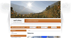 Desktop Screenshot of naturns.suedtirol.com