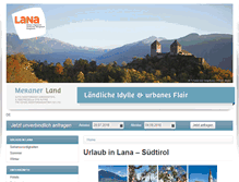 Tablet Screenshot of lana.suedtirol.com