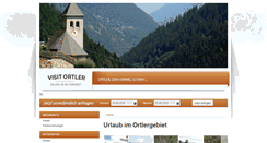 Desktop Screenshot of ortlergebiet.suedtirol.com