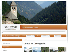 Tablet Screenshot of ortlergebiet.suedtirol.com