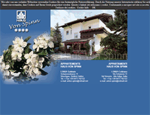 Tablet Screenshot of hausvonspinn.suedtirol.com