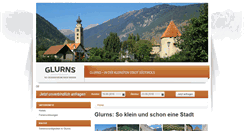 Desktop Screenshot of glurns.suedtirol.com